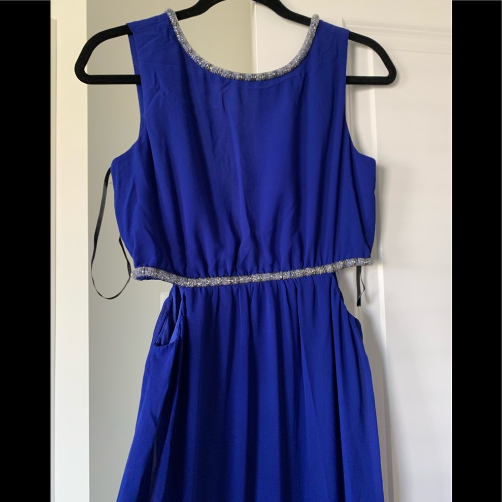 Beautiful Beaded Blue Dress